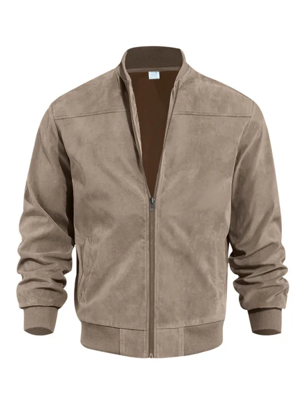 Men's Cotton Bomber Jacket Retro Casual Style