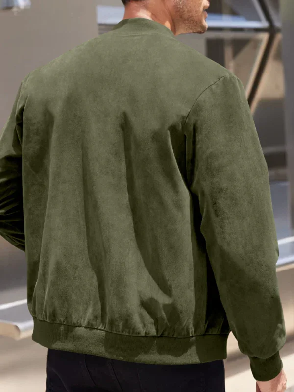 Men's Cotton Bomber Jacket Retro Casual Style