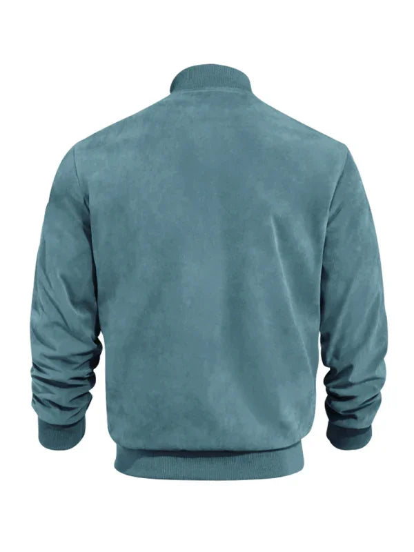 Men's Cotton Bomber Jacket Retro Casual Style
