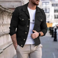 Men's Denim Trucker Jacket Slim Fit Classic Style