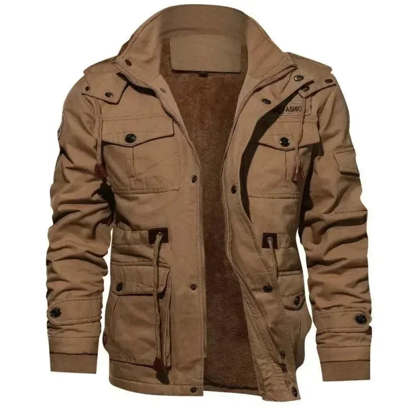 Men’s Field Jacket Multi Pocket Utility Style