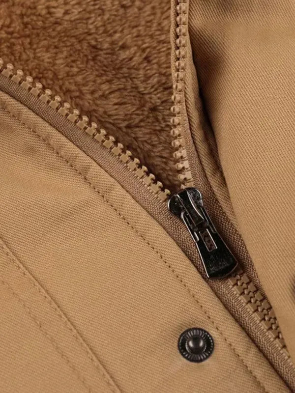 Men’s Hooded Parka Jacket Winter Style