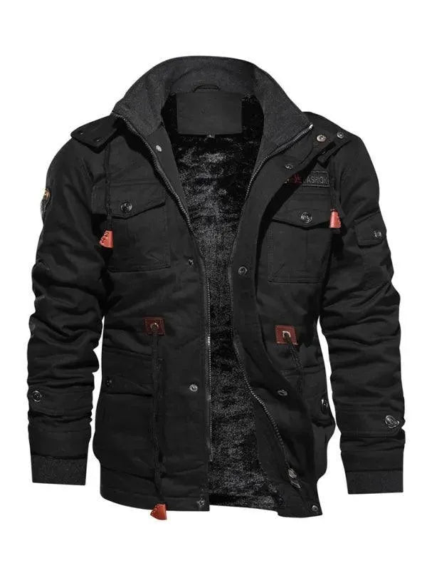 Men’s Hooded Parka Jacket Winter Style