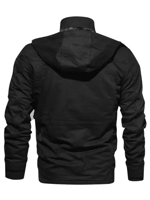 Men’s Hooded Parka Jacket Winter Style