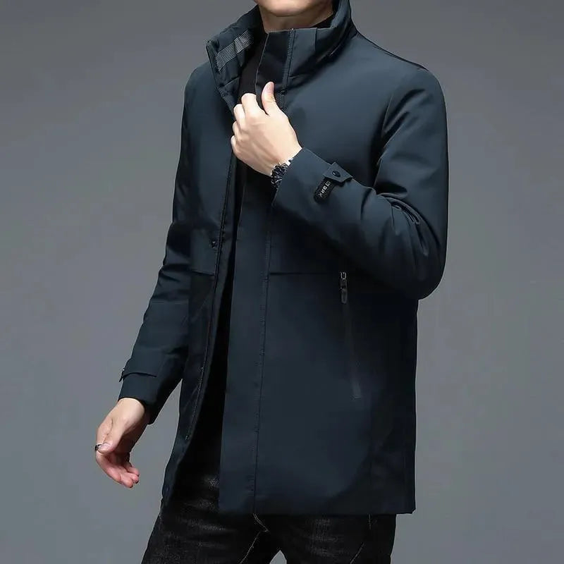Men’s Hooded Puffer Jacket Winter Style