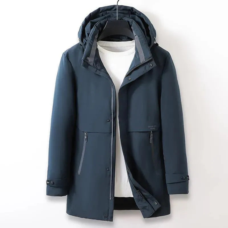 Men’s Hooded Puffer Jacket Winter Style