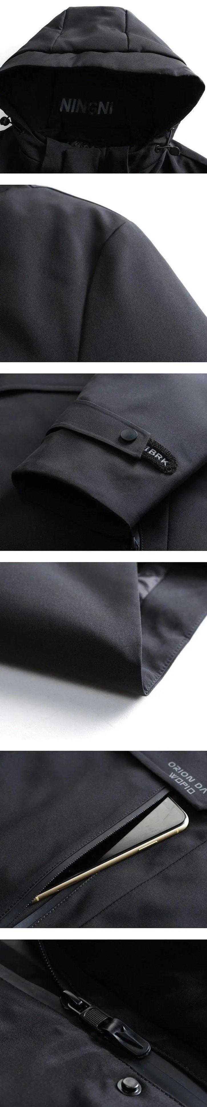 Men’s Hooded Puffer Jacket Winter Style