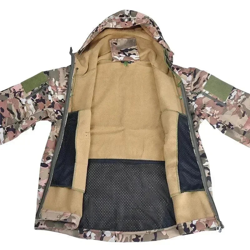Men’s Hooded Waterproof Jacket Outdoor Style