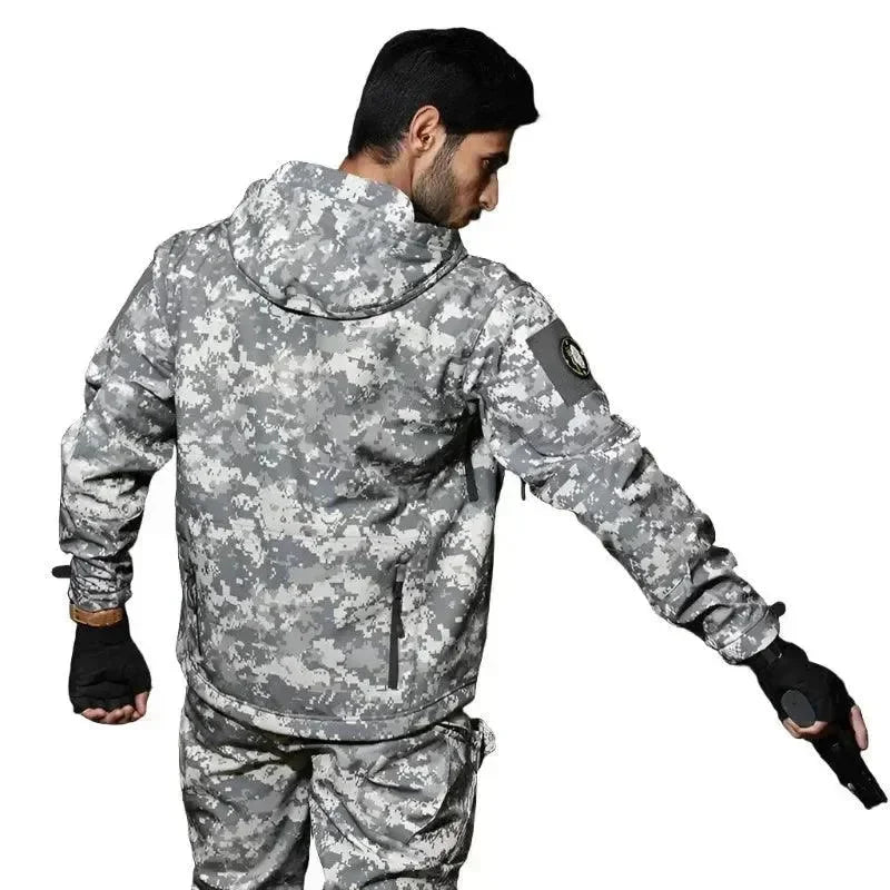 Men’s Hooded Waterproof Jacket Outdoor Style