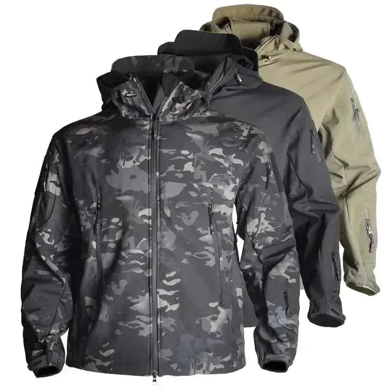 Men’s Hooded Waterproof Jacket Outdoor Style