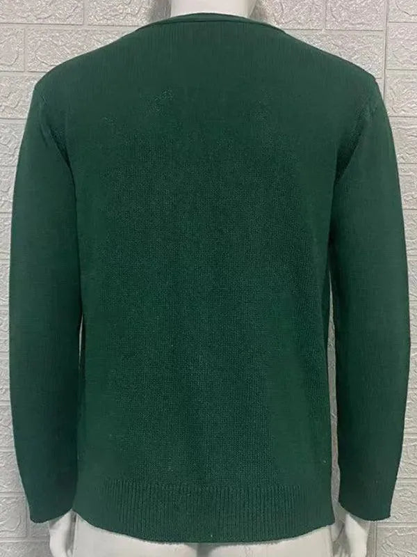 Men’s Lightweight V-Neck Cardigan Sweater – Button