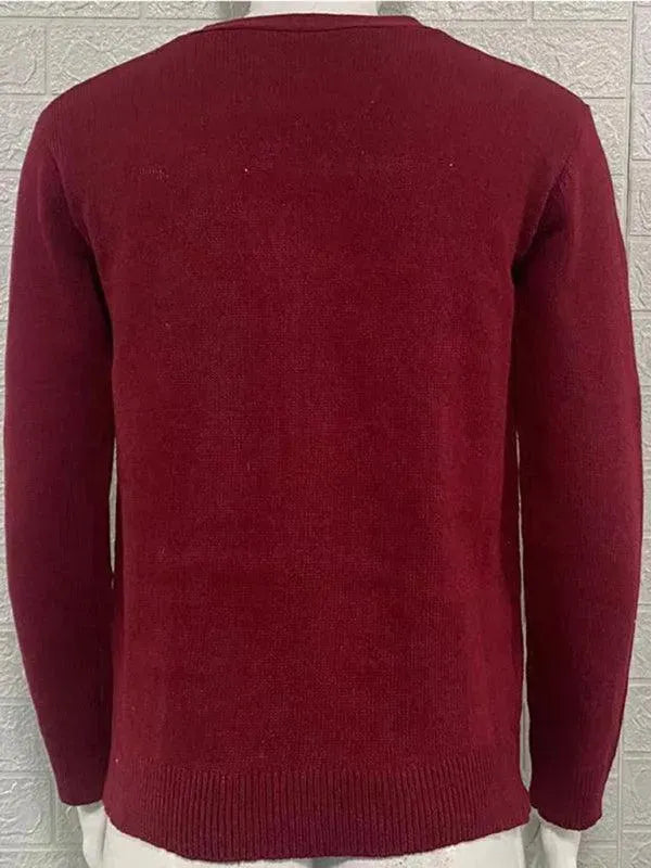 Men’s Lightweight V-Neck Cardigan Sweater – Button