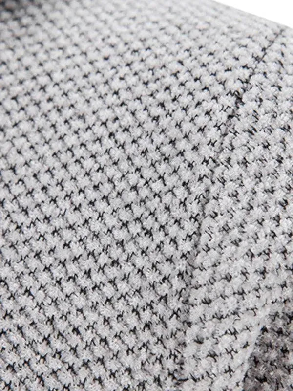 Men’s Longline Hooded Zip Cardigan Sweater – Full Zip