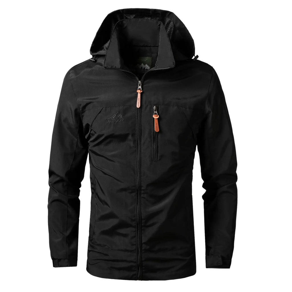 Men's Oversized Windbreaker Jacket Lightweight Casual Style
