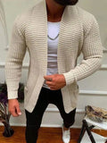 Men’s Shawl Collar Cardigan Sweater – Casual Knit
