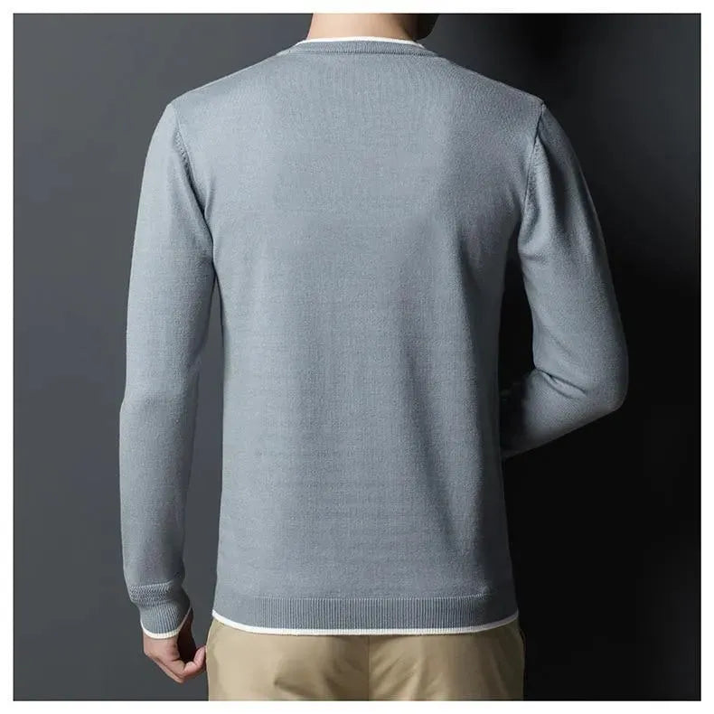 Men’s Signature Wool Crew-Neck Pullover Sweater