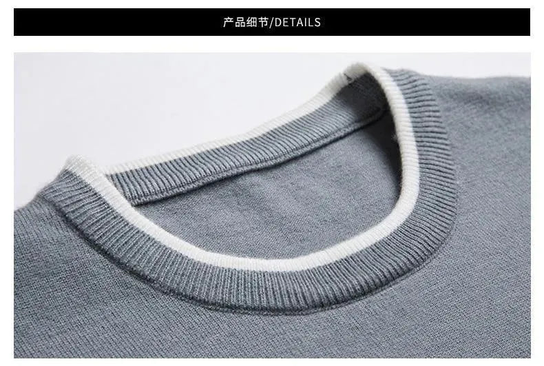 Men’s Signature Wool Crew-Neck Pullover Sweater
