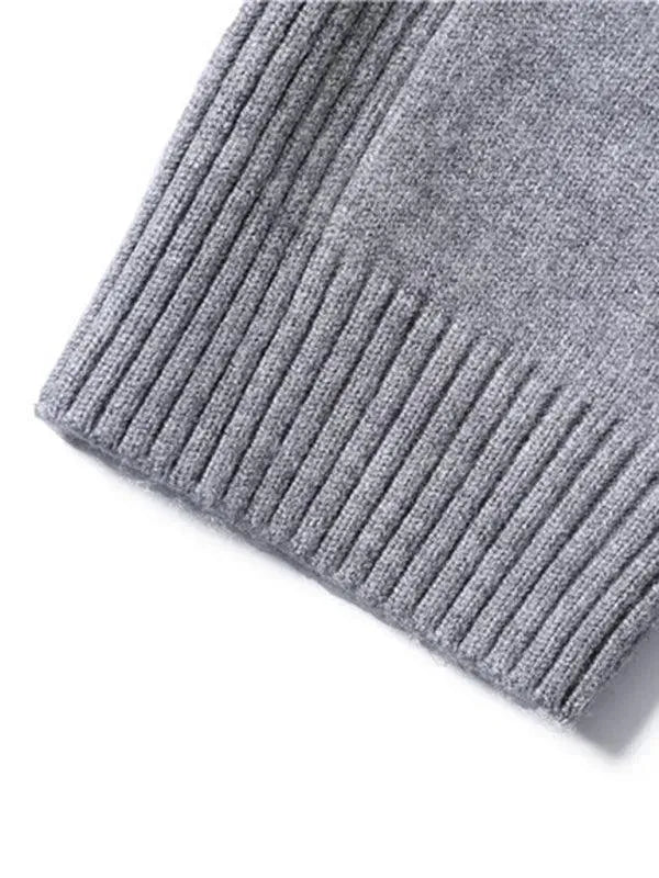 Men’s Slim Knit Turtleneck Pullover Sweater