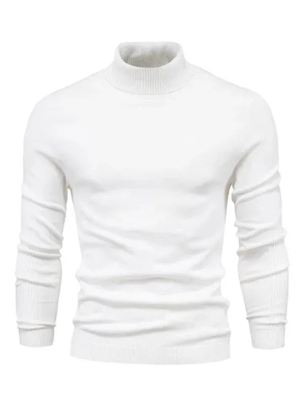 Men’s Slim Knit Turtleneck Pullover Sweater
