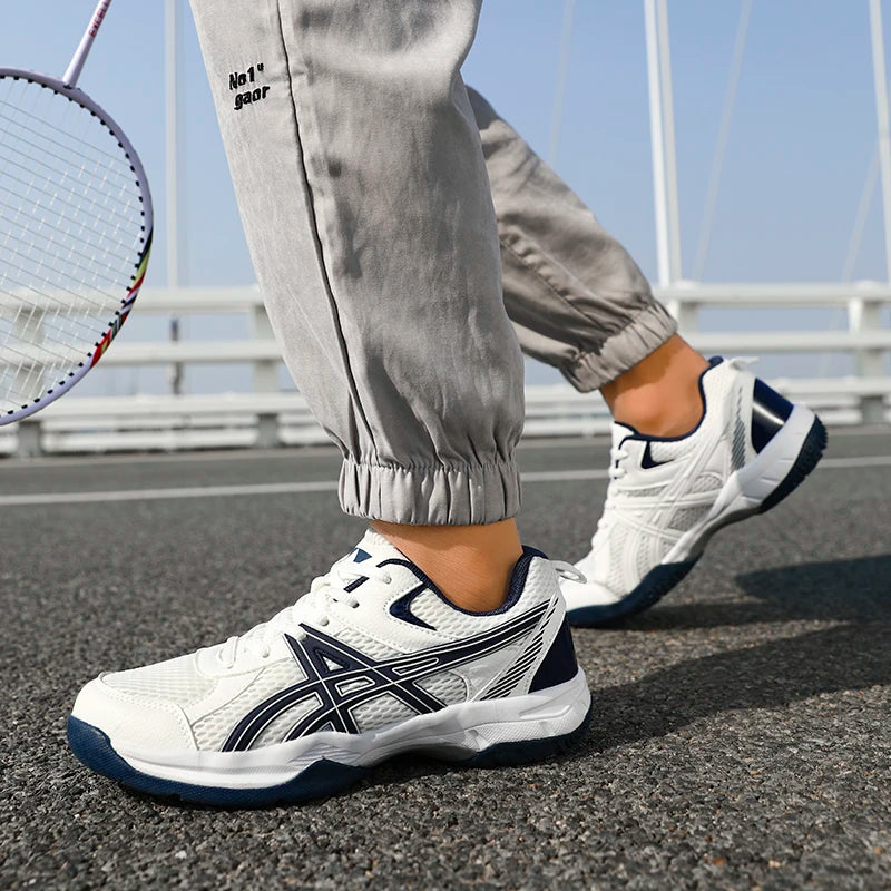 Men's Sneakers - Court Men Court Sneakers - Lace-Up All-Season Shoes