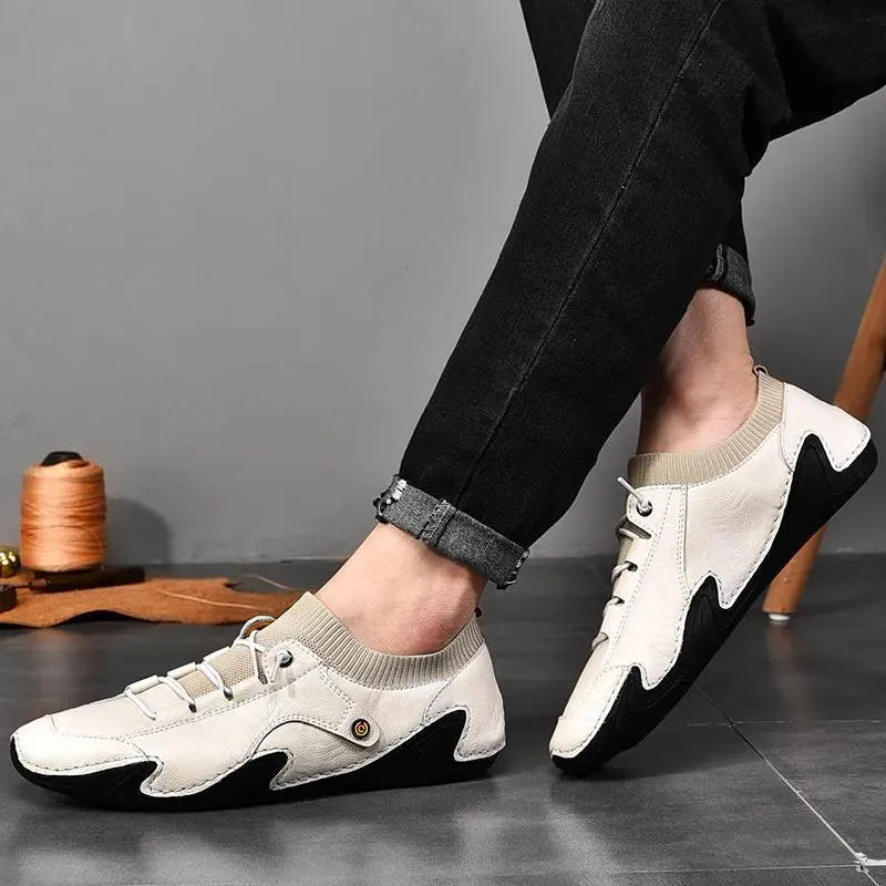 Men's Sneakers - Low-Top Men Loafer Sneakers - Slip-On Spring-Summer Shoes