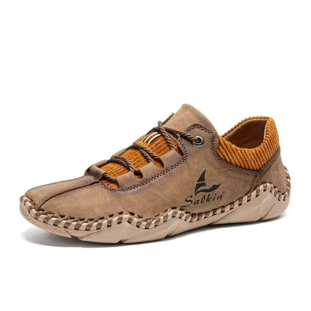 Men's Sneakers - Low-Top Men Sneakers - Lace-Up All-Season Shoes