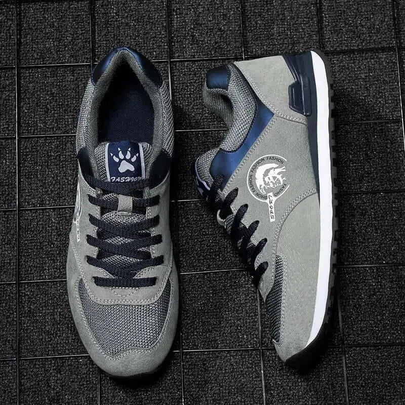 Men's Sneakers - Low-Top Men Sneakers - Lace-Up All-Season Shoes