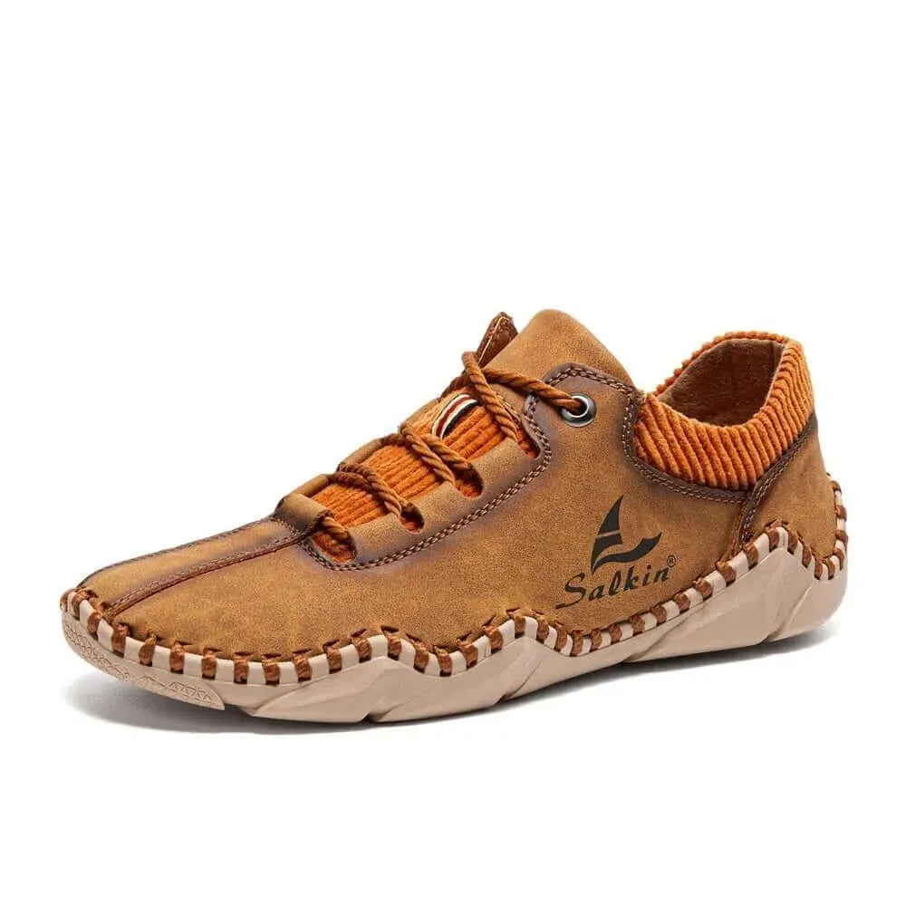 Men's Sneakers - Low-Top Men Sneakers - Lace-Up All-Season Shoes