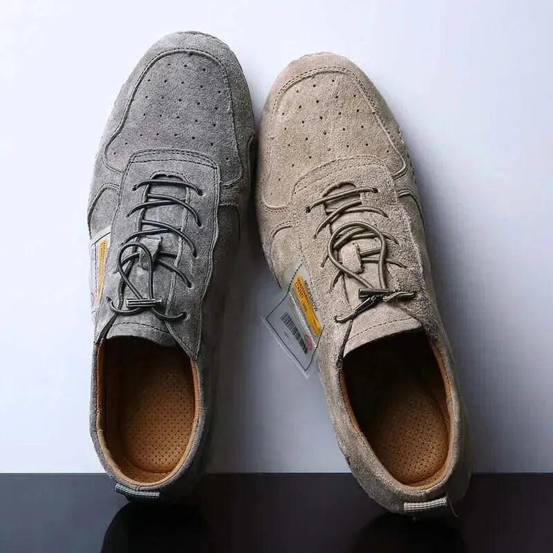 Men's Sneakers - Low-Top Men Sneakers - Lace-Up Spring-Autumn Shoes