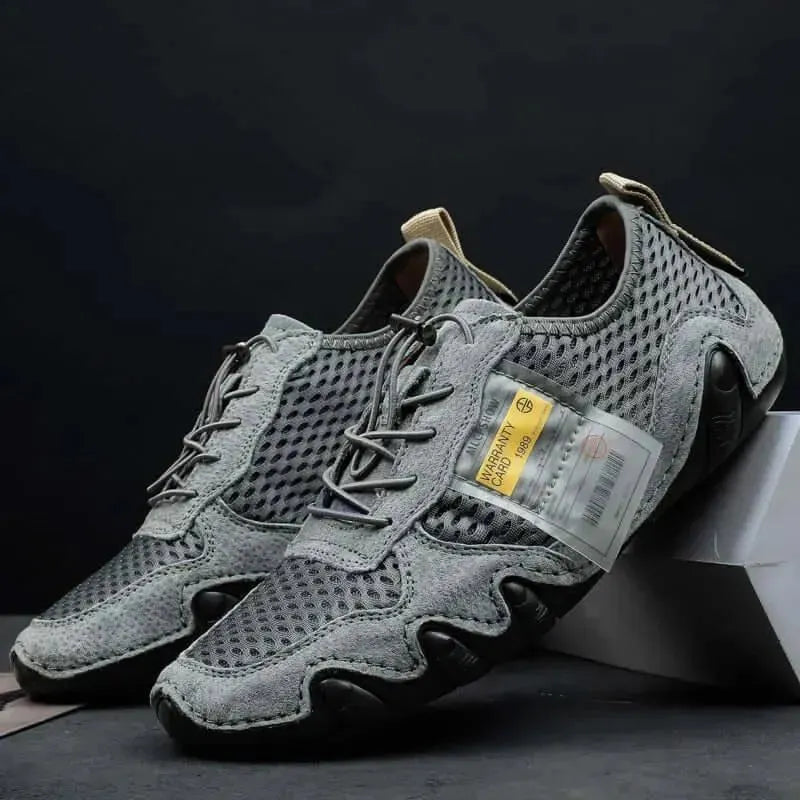 Men's Sneakers - Low-Top Men Sneakers - Lace-Up Spring-Summer Sneakers