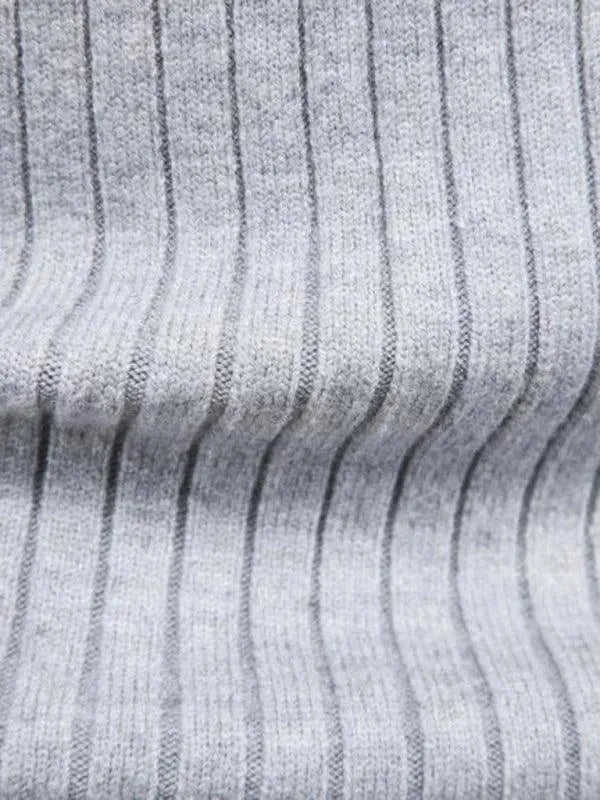 Men’s Textured Slim Turtleneck Pullover Sweater