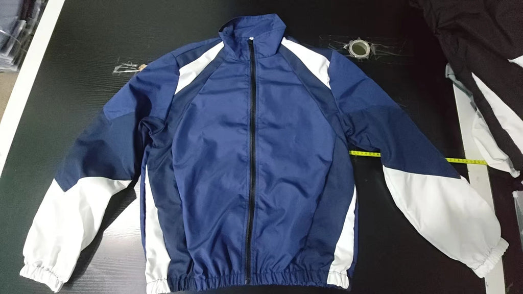 Men's Track Windbreaker Jacket Lightweight Sport Style