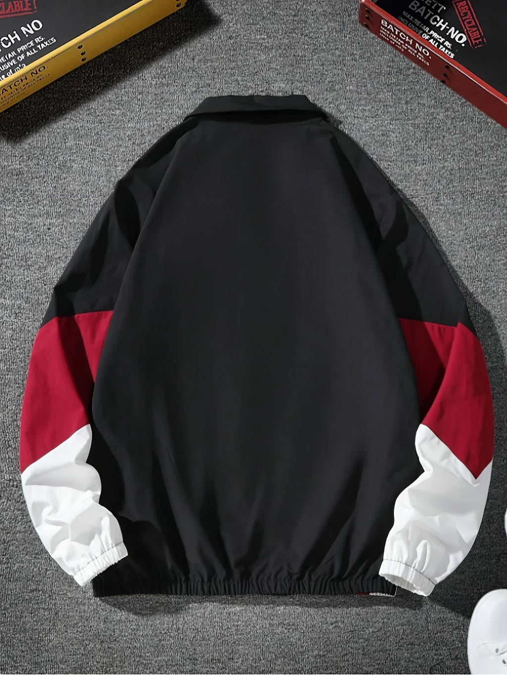 Men's Track Windbreaker Jacket Lightweight Sport Style