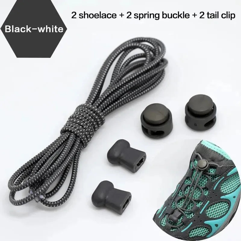 No Tie Shoelaces For Sneakers Trainers