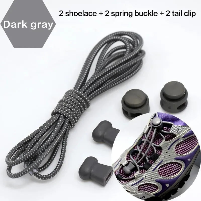 No Tie Shoelaces For Sneakers Trainers