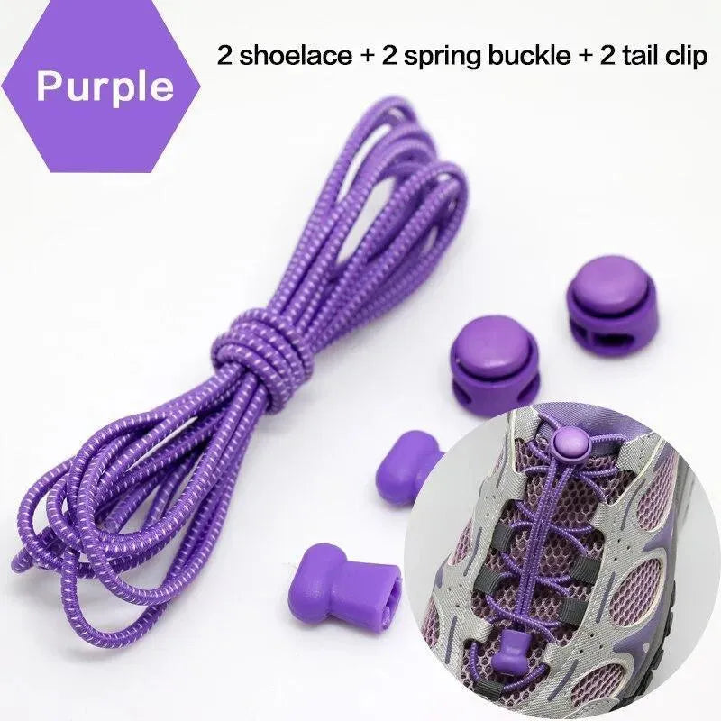 No Tie Shoelaces For Sneakers Trainers
