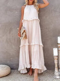 Romantic Cotton Tiered Maxi Dress