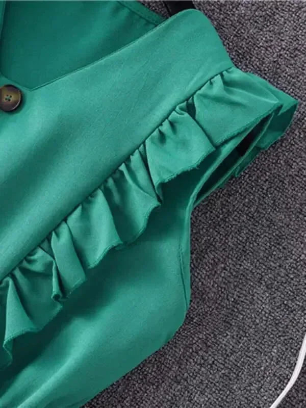 Romantic Cotton Tiered Mini Dress