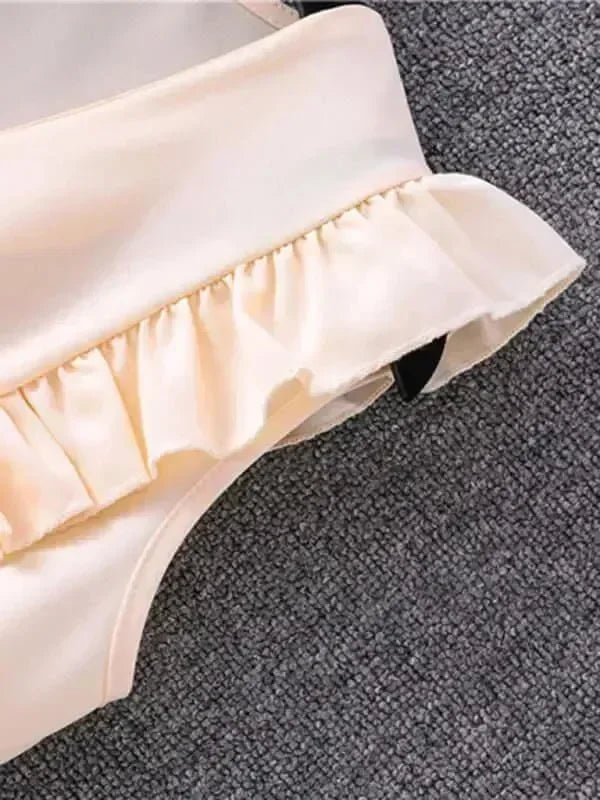 Romantic Cotton Tiered Mini Dress