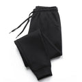 Sporty Casual Men Jogger Sweatpants - Mid Rise Drawstring Waist