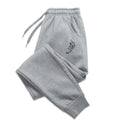 Casual Sporty Men Jogger Pants - Mid-Rise Warm Feel
