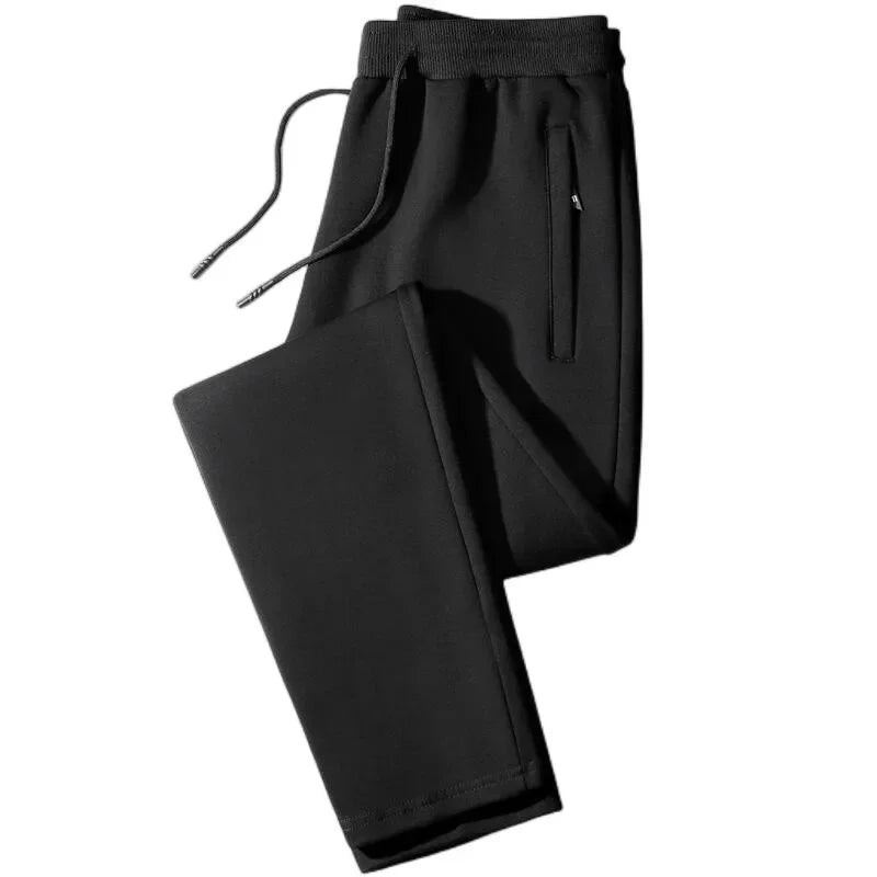 Relaxed Sporty Men Jogger Pants - Mid Rise Plus Size