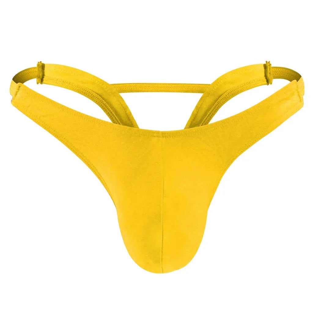 Men Pouch Thong Seamless "V Shape" Jockstrap Underwear Male G Strings Bikini Penis Pouch Tanga Hombre