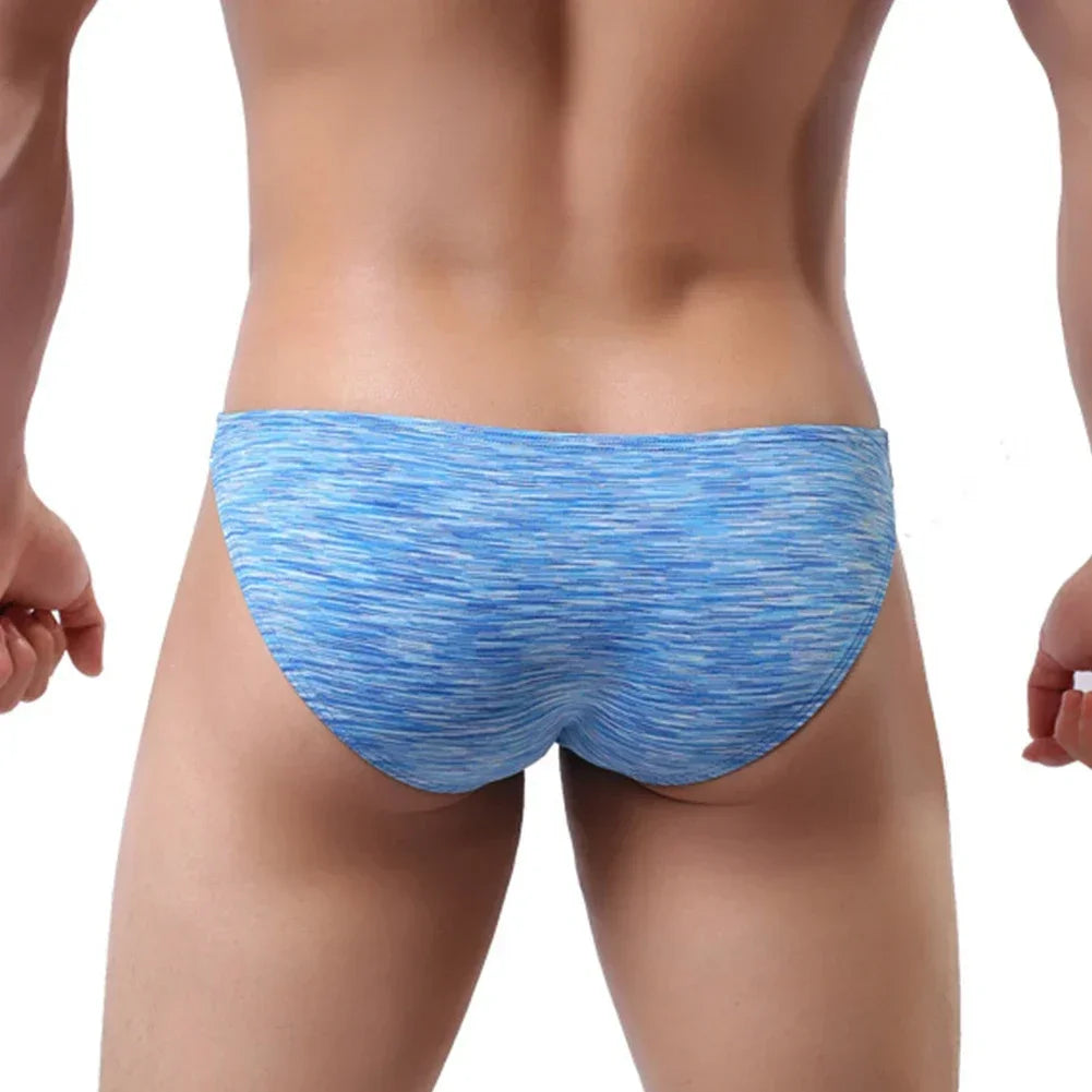 Mens Sexy Lingerie Multicolor Low Waist Men's Panties G-String ElasticThongs Sexy Tоy Mens Pouch Briefs Underwear Underpants Men
