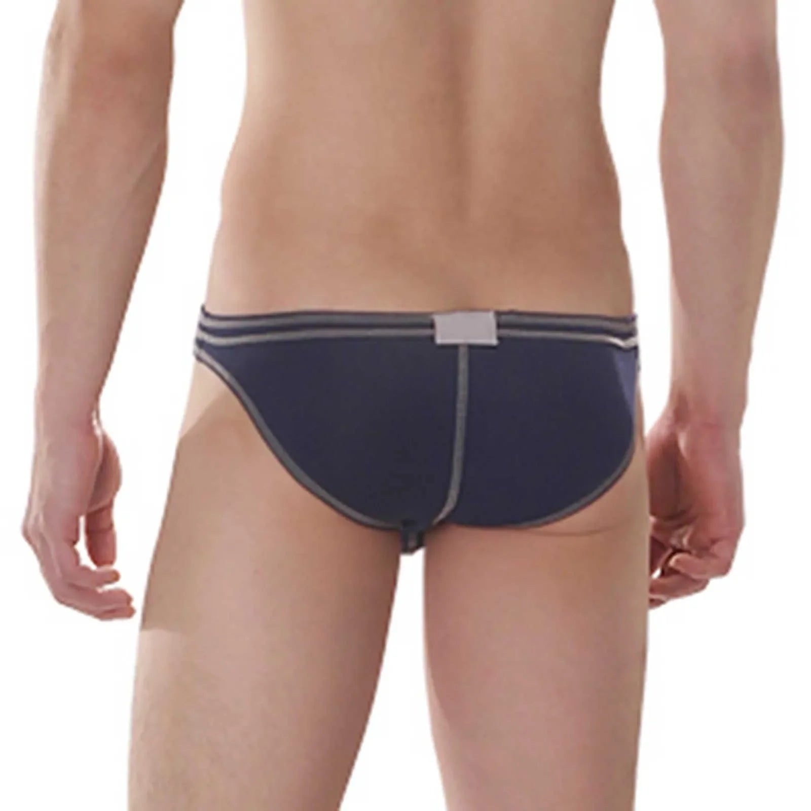 Summer Mens Sexy Underwear Sweat Absorbent Breathable Boxers Briefs Contrast Line Sports Panties For Boys