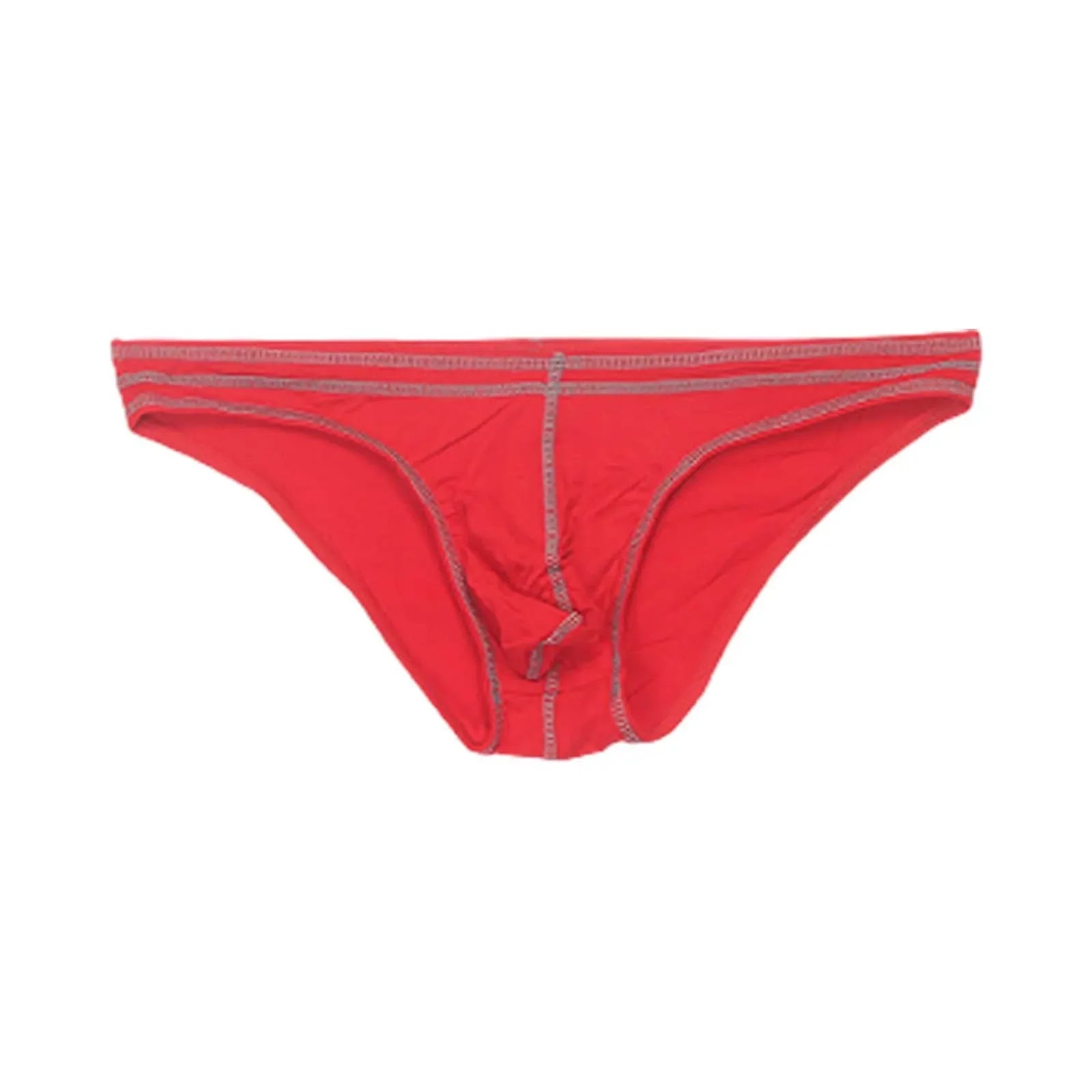 Summer Mens Sexy Underwear Sweat Absorbent Breathable Boxers Briefs Contrast Line Sports Panties For Boys