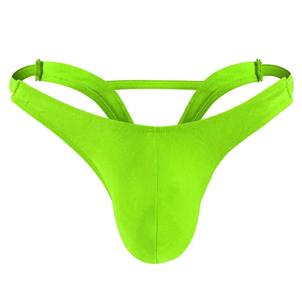 Men Pouch Thong Seamless "V Shape" Jockstrap Underwear Male G Strings Bikini Penis Pouch Tanga Hombre