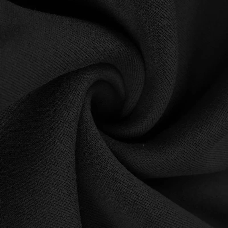 Streetwear Men Jogger Pants - Mid-Rise Drawstring Tapered Fit