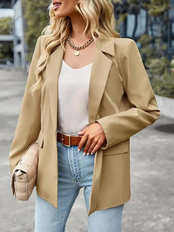 Women Casual Versatile Suit Jacket fashion image
