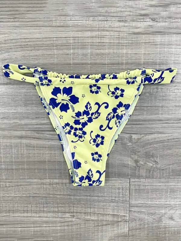 Women Floral Triangle Bikini Set